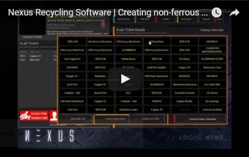 Nexus TSi is our slimmed-down version of Nexus which can be used on a touchscreen computer or a Windows-based tablet.It offers fast touch screen ticket entry which, once created, are available to all other Nexus computers in the yard.The first point of contact with the customer allows the operator to scan their drivers license, which instantly creates that customer or pulls them up accurately with no manual entry.Nexus TSi automatically connects to scales, takes pictures of materials, takes pictures of license plates, and more.Nexus is the only software program that has automated Ohio's Do-Not-Buy list, Ohio yards no longer need to check the list manually when using Nexus!