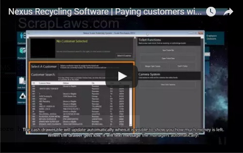 Nexus RMS makes payment fast, efficient and easy.With ease, the customers drivers license, signature and fingerprint can be captured.A customer can be paid by cash, check, ATM, PayPal or Visa Check card with one click.A thermal receipt with the customers signature is printed at the end of the process.Nexus automatically generates Texas cash cards (either paper or plastic cards) when a customer is paid in cash!At this station you will also find: A drivers license scanner, a thermal receipt printer, a fingerprint scanner, a signature pad, a customer facial camera, a cash drawer and typically a check printer.